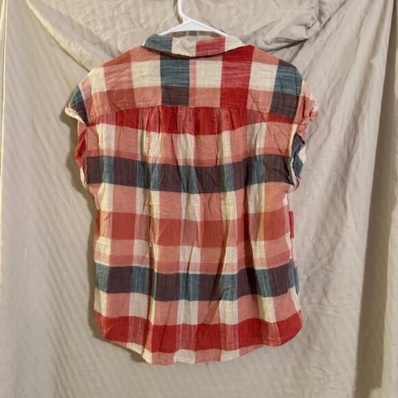 LUCKY BRAND Button-up Blouse Size L - Picture 2 of 3
